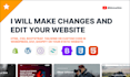 make changes and edit your website