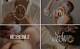 custom, elegant, feminine, playful, unique, typography logo