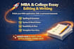 draft MBA application essays, personal statement and sop