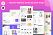 do modern website ui ux design and mobile app ui ux design