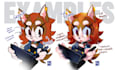do sonic fan arts or draw your oc in sonic style