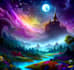 draw a fantasy landscape