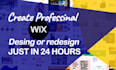professional wix website design or redesign