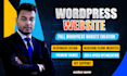 create a  wordpress website