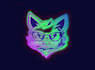 redo your existing logo in a new neon style