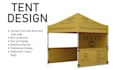 design canopy tent, table cover, flag , roll up banner and tent design