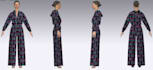 make a pattern with 3d visualisation and grading