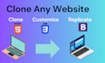 make exact copy and  clone website