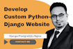 professional full stack python django web developer