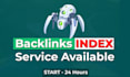 index your backlinks on google within 24 hours