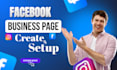 facebook business page creation, setup, and design