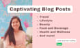 write captivating blog posts