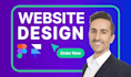 design figma website ux ui responsive website mockup