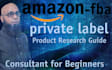 teach you how to research products on amazon private label