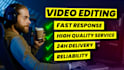 edit direct response vsl, ugc and ai ads