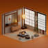 do a 3d isometric room