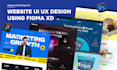 do modern mobile app or website ui ux design using figma xd