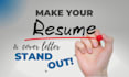 write a resume and cover letter that you will get a job