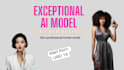 create an ai model like a professional model for your product