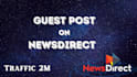 guest post with permanent dofollow news backlink from a DR 75 website