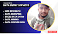 offer to do your data entry, web research, data mining, jobs