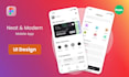 design a creative figma mobile app UI UX for IOS and android