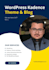 design, clone, redesign website using kadence theme, block