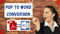 convert pdf file to word file conversion