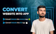 convert your website to a native android and ios app with flutter