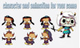 create 2d game art character design and animation