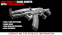 create 3d game assets, weapons and props with textures