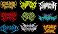 create a professional heavy metal logo