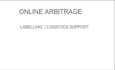 help with online arbitrage label products for fba