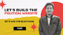 create a professional website for your political party or campaign