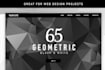 provide 65 Geometric Polygon Backgrounds