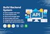 develop backend rest api using nodejs, expressjs, mongodb, sql