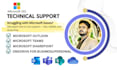 fix teams, exchange, onedrive and sharepoint site issues