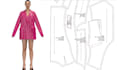 make a sewing pattern with 3d model and grading,