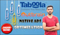 create your taboola outbrain and facebook ads