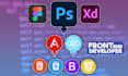 be your front end web developer with html, css, javascript