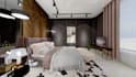 do architectural interior design with realistic 3d rendering