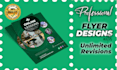 design an awesome funky poster and flyer