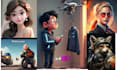 create, fix, retouch ai art images using midjourney,  photoshop generative fill