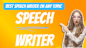 do professional speech writing on any topic
