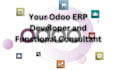 be your odoo erp developer and functional consultant