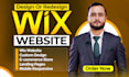 build wix website, design wix or redesign wix website for your business