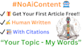 write spiritual, yoga, wellness articles with citations