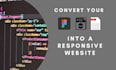 convert your figma into a responsive web app