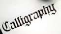 do gothic calligraphy for you