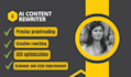 humanize and rewrite your ai content and chatgpt content